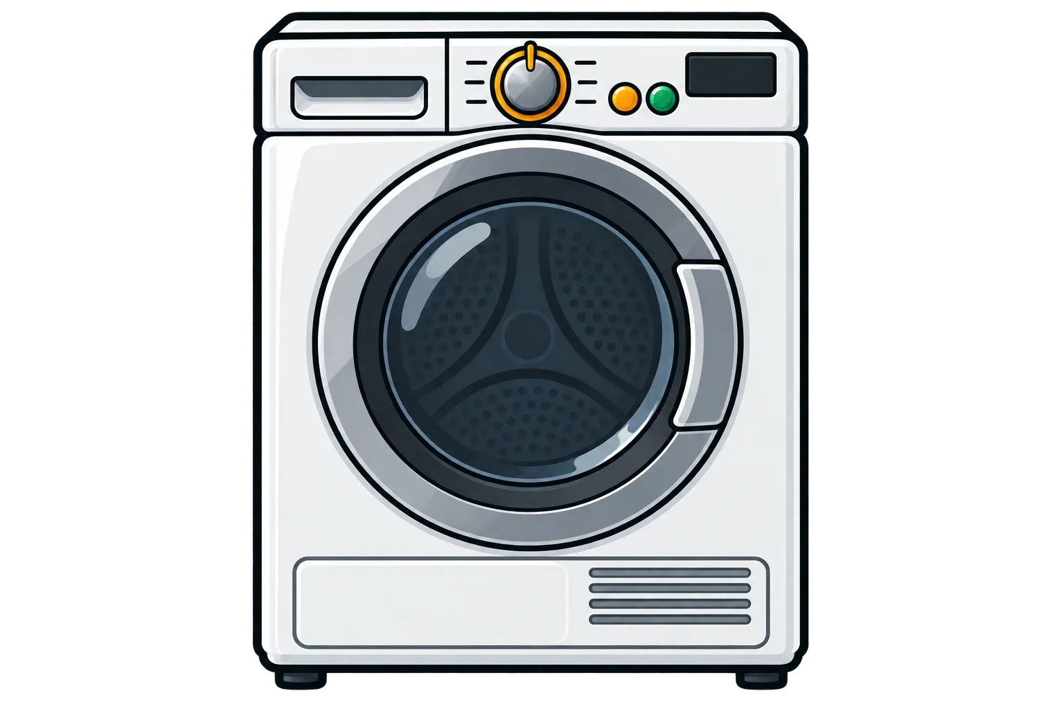 Clothes dryer illustration for Fort Erie appliance repair