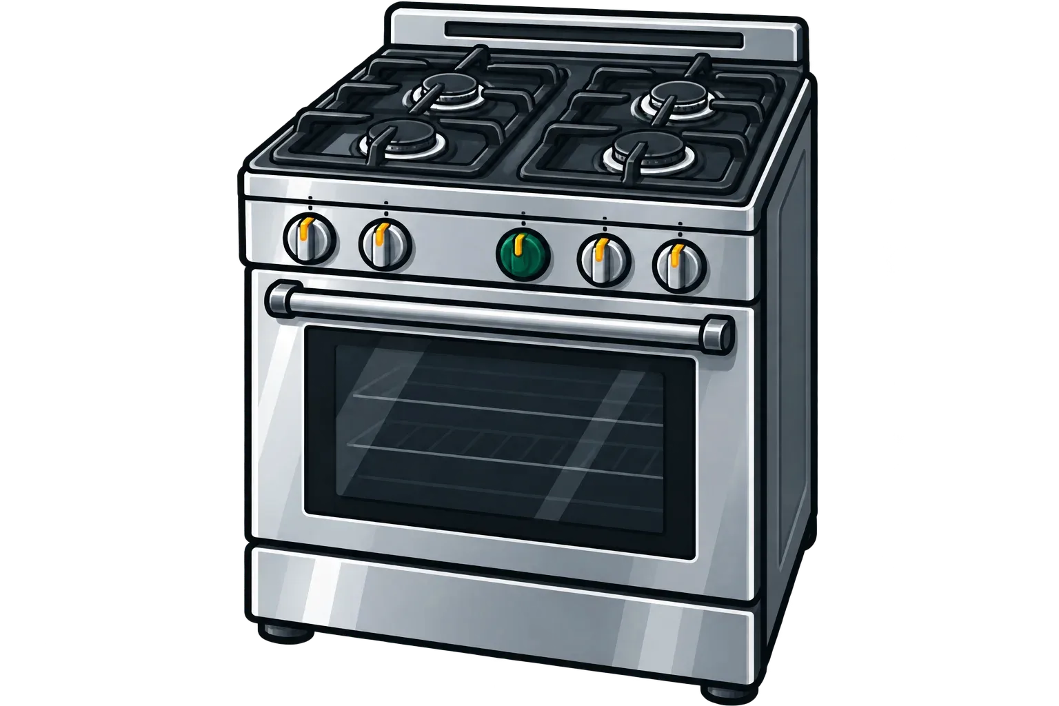 Stovetop illustration for Fort Erie appliance repair